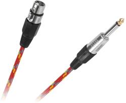 Cabletech Cablu microfon XLR mama la 6.3 tata 5m Cabletech (KPO2757-5) - balutatech