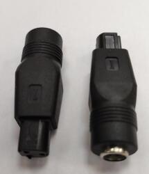  Mufa adaptoare alimentare DC 2.1x5.5 mm mama la 3 Pini tip Dell tata (19734)
