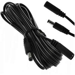 ESPE Cablu prelungitor 2x0.5mm2 DC 5.5 2.1 mufa - DC 5.5 2.1 mama 2m 5A drept negru ESPE KAB-2MWT GN2.1 (KAB-2MWT/GN2.1)