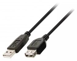 Well Cablu prelungire USB 2.0 USB tata - USB mama 3m WELL (CABLE-143HS/3) - balutatech
