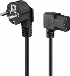 Goobay Cablu de alimentare PC Schuko 90 grade - CCE 90 grade 3m Goobay (96032) - balutatech