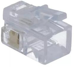 Mh Connectors Mufa RJ10 4p4c pe cablu IDC crimpat MH CONNECTORS MHRJ114P4CR (18892)