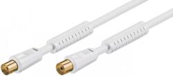 Goobay Cablu antena ecranat tata-mama 1.5m alb Goobay (67276) - balutatech