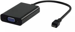 Valueline Cablu adaptor MHL micro USB 5 pini - VGA +Jack 3.5 mm 0.2m VALUELINE (VLMP39030B0.20) - balutatech