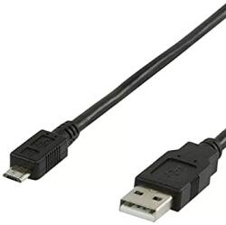 Valueline Cablu USB 2.0 tata - micro USB tata 1m negru VALUELINE (18156)