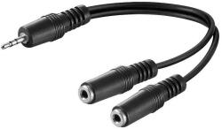 Goobay Cablu adaptor stereo Jack 3.5 mm - 2x 3.5 mm mama Goobay (50464)