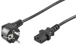 Well Cablu de alimentare calculator PC Schuko 90 grade tata - CCE mama 1.5m WELL (17140)