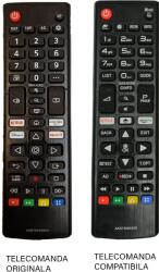 CLASS Telecomanda inlocuitoare compatibila TV LG AKB76037605 IR 1439 (418-5) (AKB76037605-COMP) - balutatech