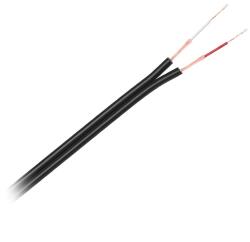 Cabletech Cablu audio 2x RCA HQ negru 1m Cabletech KAB0200-1 (KAB0200-1) - balutatech