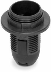 Plastrol Dulie E14 plastic negru cu inel OE-14K Plastrol (OE-14K/BK) - balutatech
