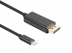 Well Cablu USB Type C - DisplayPort 4K 60Hz 1.8m Well (CABLE-USBC-DP/4K60-1.8BK-WL) - balutatech