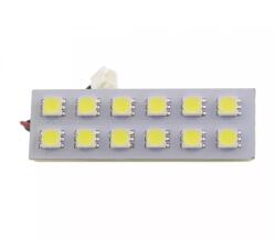 Carguard Placa LED SMD 20x60 mm 12V SMD5050 3W lumina alba 240lm inclus adaptoare W5W C5W BA9S CarGuard (CLD313)