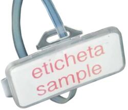 SapiSelco Eticheta 20x45mm cu capac transparent si suport prindere 1buc 062 129 112045 SapiSelco Italy (062 129 112045)