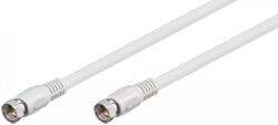 Goobay Cablu antena satelit F tata - F tata 2.5m alb Goobay (50738) - balutatech