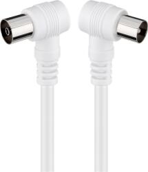 Goobay Cablu coaxial 90 grade la coaxial 90 grade 10m dublu ecranat Goobay (16277)