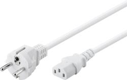 Goobay Cablu de alimentare PC monitor C13 - C14 1.5m 3x0.75mm2 10A alb Goobay 96038 (96038)