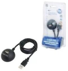 LogiLink Cablu USB 2.0 A soclu mama - USB A mufa tata nichelat1.5m negru LOGILINK (CU0013B)