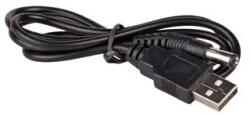 Akyga Cablu USB A mufa - DC 5.5 2.1 mufa 0.8m 5A negru AKYGA AK-DC-01 (AK-DC-01)