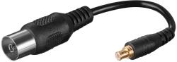 Goobay Adaptor antena DVB-T Coaxial mama - MCX tata Goobay (67227) - balutatech
