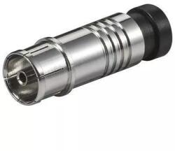 Goobay Mufa coaxial mama compresie 7mm Goobay (67242) - balutatech