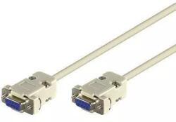 Goobay Cablu serial RS232 DB9 mama la DB9 mama 2m Goobay (50547)