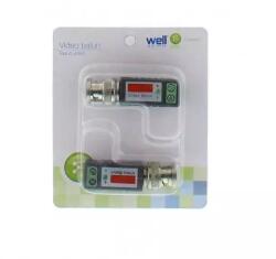 Well Video balun cu surub pentru cablu UTP FTP Well (BLN-N-S02-WL)