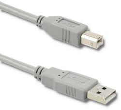 Qoltec Cablu USB 2.0 A - USB B imprimanta 1m gri QOLTEC-50395 (QOLTEC-50395) - balutatech