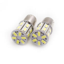 Carguard Set becuri LED auto de frana 12V P21 5W BA15D dublu filament 20x5730SMD alb 500lm CARGUARD 2buc (CLD028)
