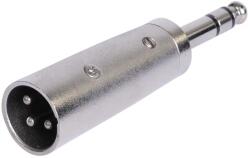BST Adaptor audio XLR tata - JACK 6.35 mm tata STEREO metal BST 18-5569 (18-5569) - balutatech