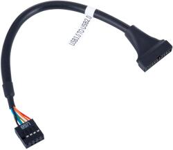 Akyga Cablu PC IDE 20pin tata - IDE 10pin mama 20cm AKYGA AK-CA-28 (22887)