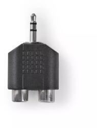 Nedis Adaptor Audio Stereo Jack 3.5 mm tata - 2x RCA mama Nedis (CAGP22940BK) - balutatech