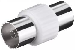 Goobay Adaptor Coaxial mama - Coaxial mama plastic Goobay (11536) - balutatech