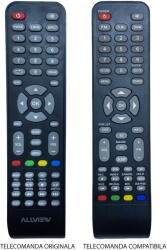 CLASS Telecomanda inlocuitoare compatibila TV Allview 32ATC6500H IR 1282 (232-1) (21249)