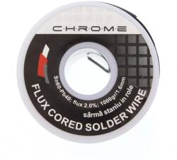 Chrome Fludor 1000gr 1.6mm Chrome Sn60-Pb40 Flux 2.0% (TIN-1000GR/1.6MM-CHR) - balutatech