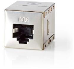 Nedis Adaptor prelungitor de retea Nedis CCBW89011ME Gigabit Cat6 RJ45 8P8C mama - RJ45 8P8C mama ecranat metal (CCBW89011ME) - balutatech