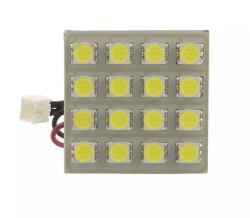 Carguard Placa LED SMD 35x35 mm 12V SMD5050 3W lumina alba 320lm inclus adaptoare W5W C5W BA9S CarGuard (18863)
