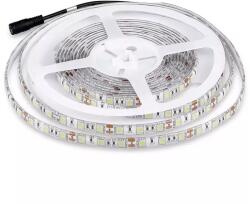 V-TAC Banda LED SMD5050 RGB 60LED m 12V 7W m IP65 5m V-TAC (SKU-212155)