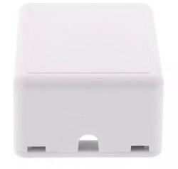 Well Priza de perete fara Keystone 1-port alba Well (LANBOX-SM-1P-WL) - balutatech