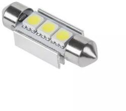 VIPOW Bec LED 3x SMD5050 alb auto CANBUS 12V 1.5W 30lm T11 SV8.5 36mm Vipow (ZAR0381)