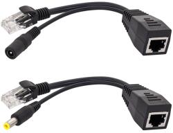 EUROKOMP Set adaptor POE alimentare prin cablul de retea UTP FTP URZ1998EK E4653 EUROKOMP (21035)