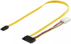 Goobay Cablu adaptor sata data power la sata si molex 5.25 Goobay (68175) - balutatech