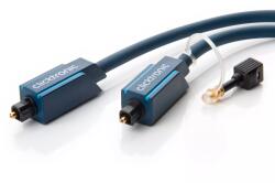 clicktronic Cablu optic Toslink - Toslink plus adaptor 3.5 mm 15m Clicktronic (16624)