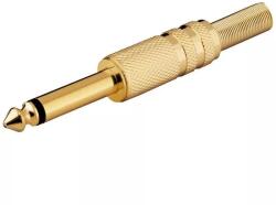 Goobay Mufa Jack 6.35 mm mono tata metal aurit Goobay 11024 (11024)