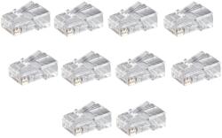 Goobay Set 10 mufe internet RJ45 CAT5 8p8c cablu push rotund Goobay 58627-10 (58627-10) - balutatech