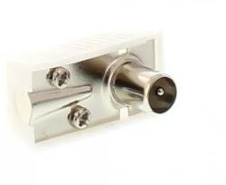 Well Conector coaxial tata plastic cotit WELL (CX PLUG-WL) - balutatech