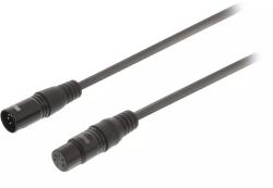 Sweex Cablu prelungitor digital XLR 5 pini tata - XLR 5 pini mama 0.5m gri Sweex (SWOP15500E05) - balutatech