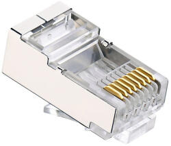Emtex Mufa RJ45 8P8C CAT6E FTP ecranata PASS THROUGH EMTEX EMT-PR6-FTP (EMT-PR6-FTP) - balutatech
