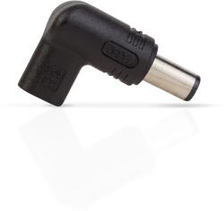 Delight Cap adaptor DELL 20V USB-C mama - DC 7.4x5.0 mm 90grade delight 55063B (21673)