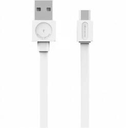 allocacoc Cablu USB 2.0 - micro USB 1m alb Allocacoc (CABLE-USB/MUSBWE-1.0-ALC) - balutatech