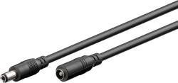 Goobay Cablu de extensie DC mama-tata 5.5x2.5mm 5m negru Goobay 76673 (22891)